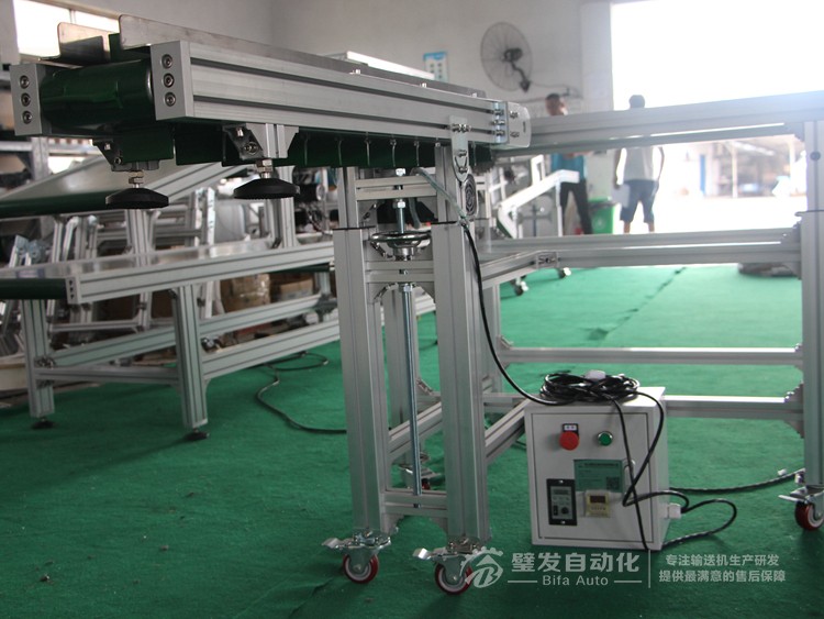 銜接工作桌小型非標皮帶輸送機 銜接工作桌小型非標皮帶輸送機